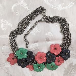 Flower collar necklace Set